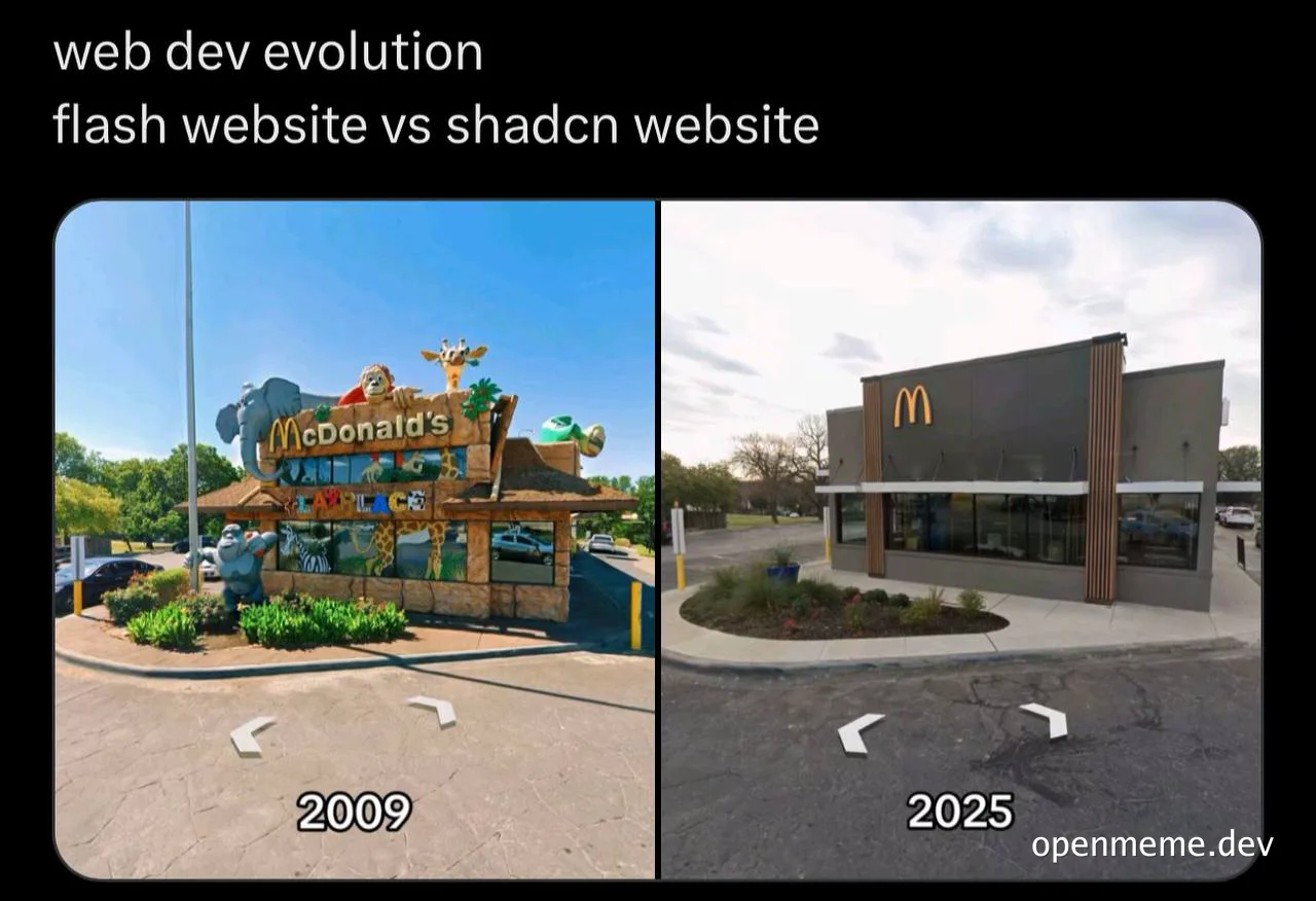 web development evolution from flash to modern website