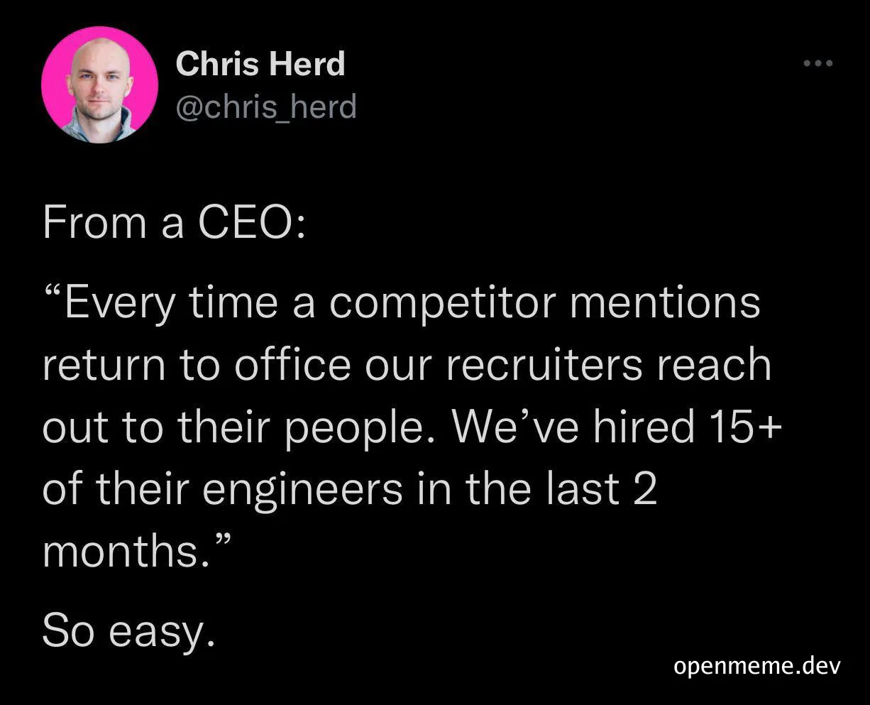 CEO hiring strategy meme