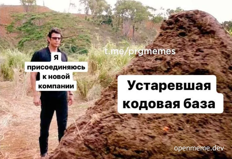 programmer facing large rock