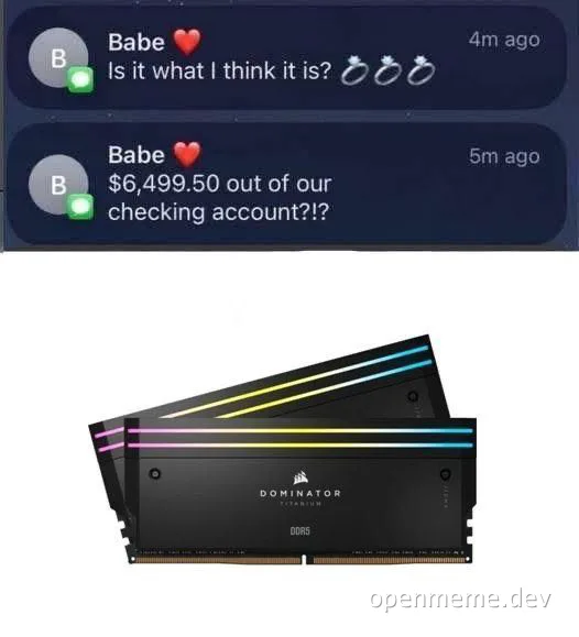 RAM upgrade surprise
