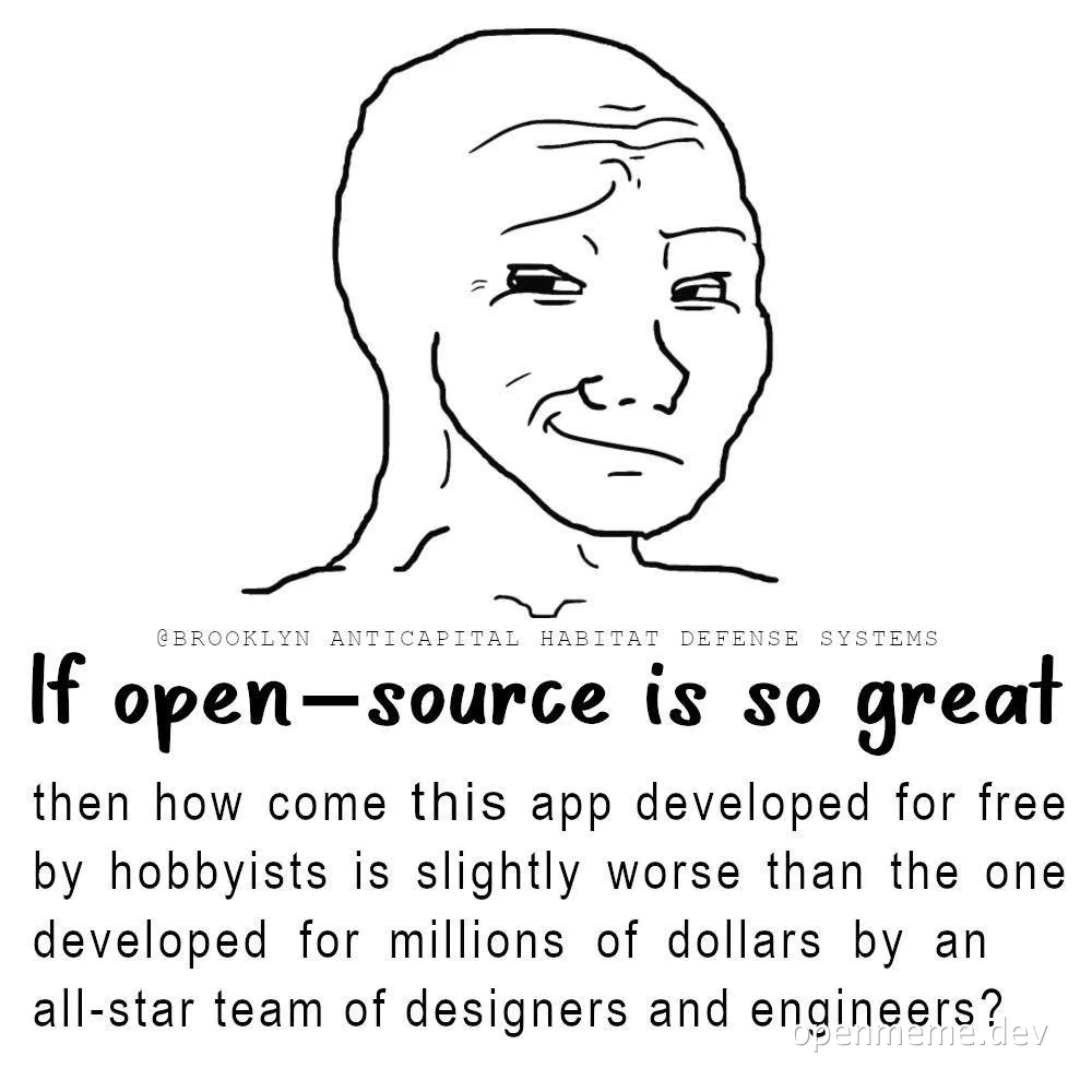 open-source skeptic meme
