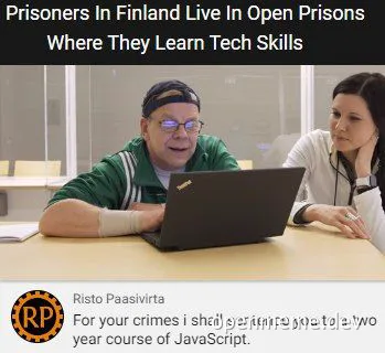 Prisoner sentenced to learn JavaScript
