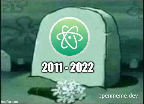 Tombstone with Angular logo and RIP text