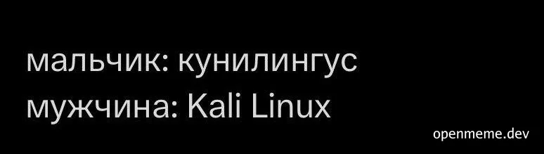 russian joke about kali linux
