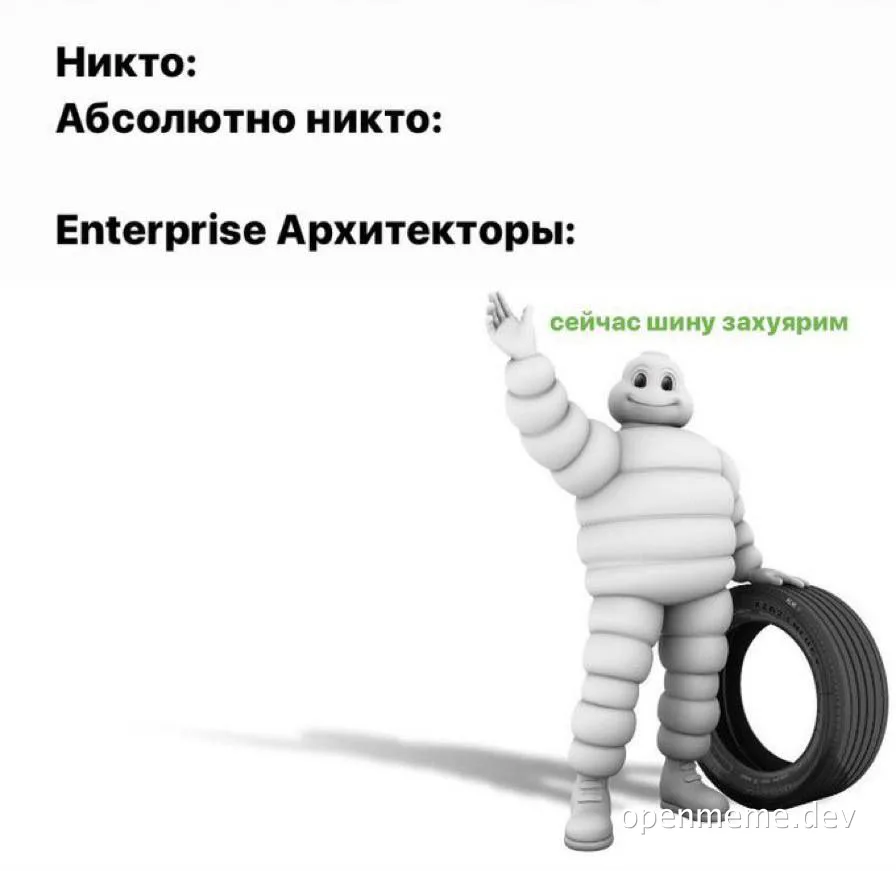 Mirela Man with tire meme