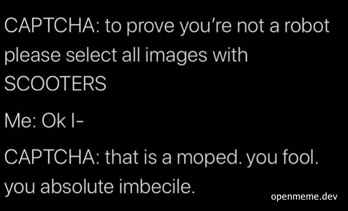 CAPTCHA challenge fails