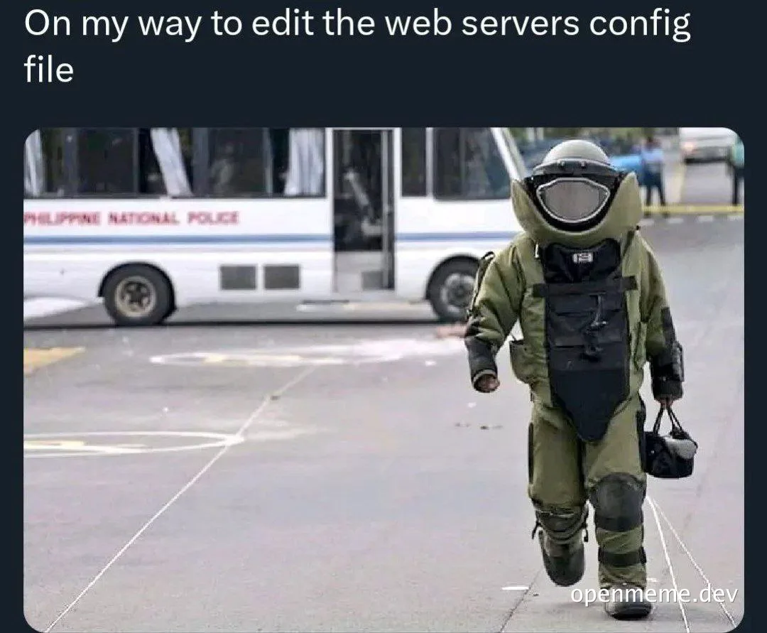 Person in bomb disposal suit walking towards a bus