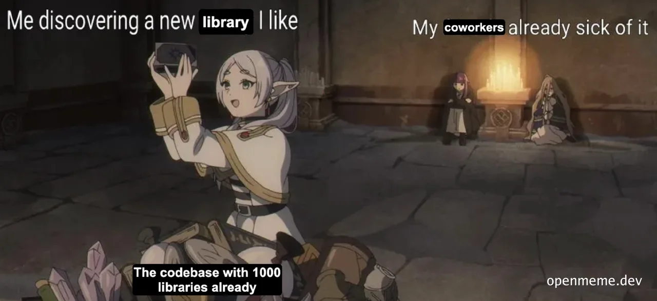 Discovering a new library meme