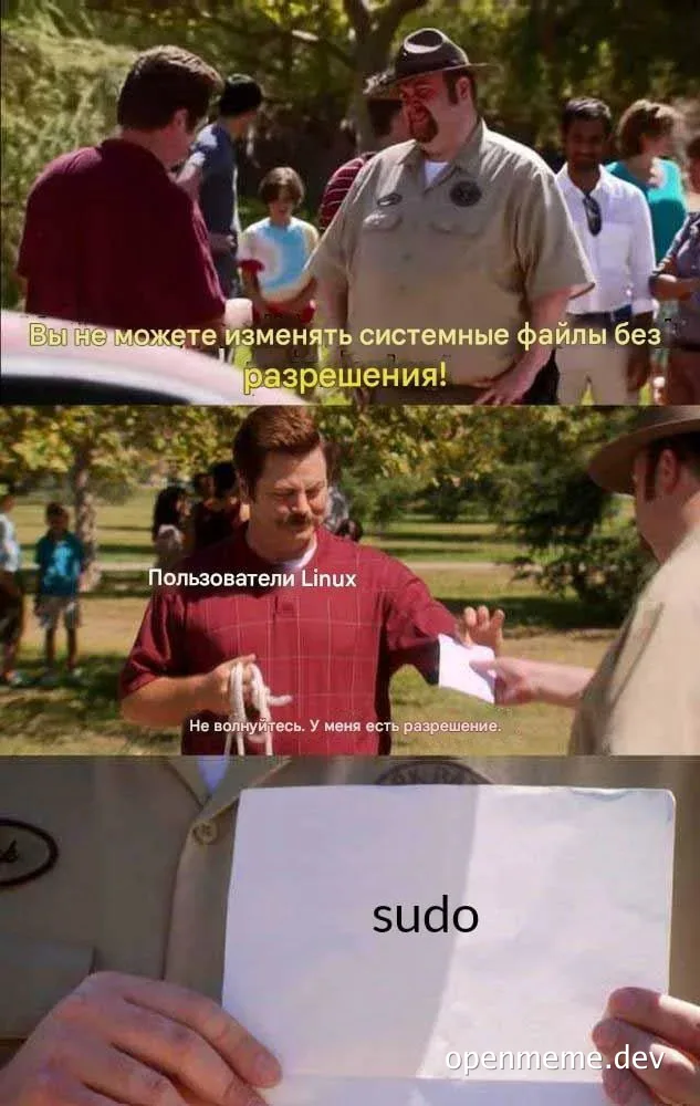 Linux users showing sudo permission