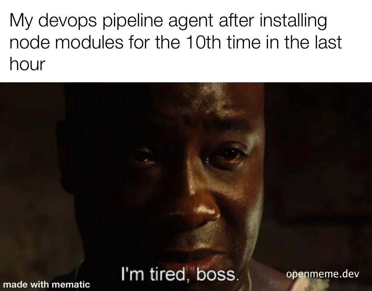 devops pipeline agent tired