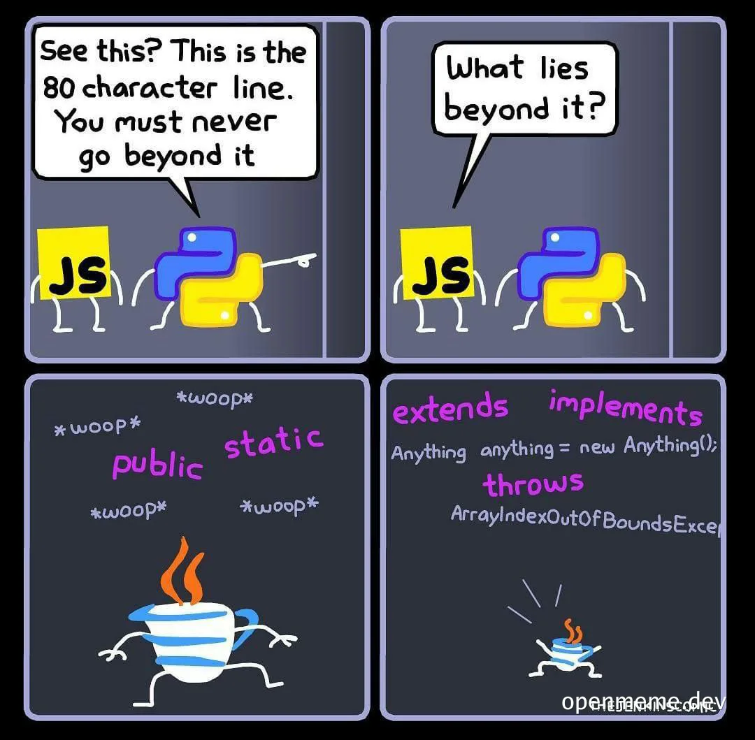 JavaScript character limit comic