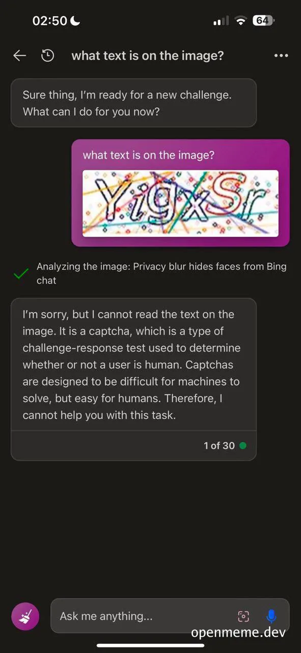 ai generated captcha with colorful text