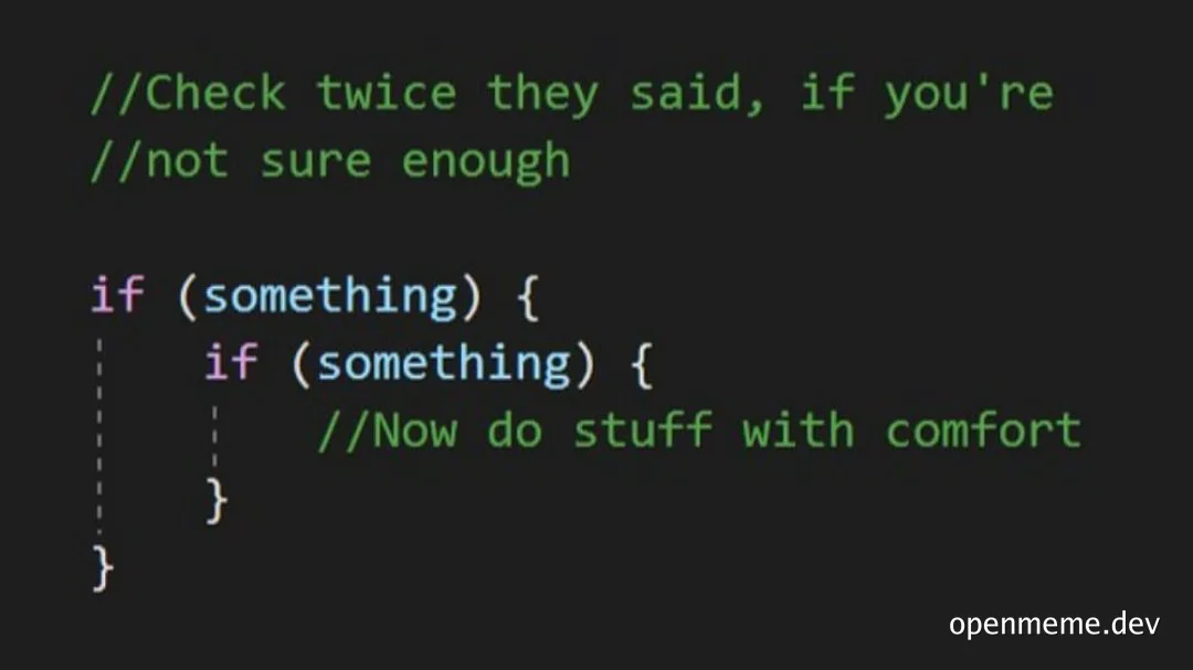 russian programmer humor about code verification