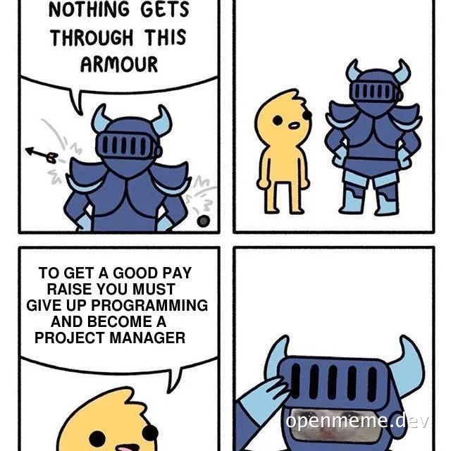 cartoon comic depicting programmers dilemma