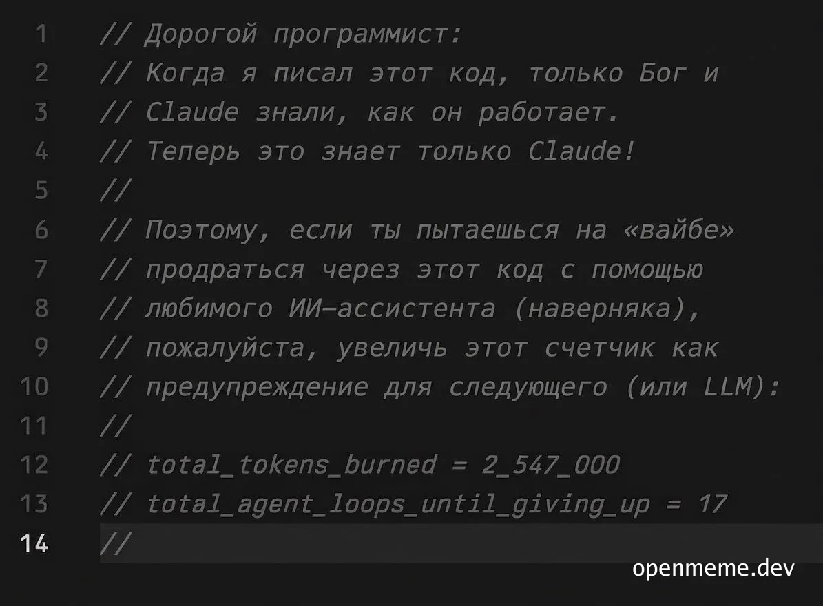 russian code review meme with claude ai