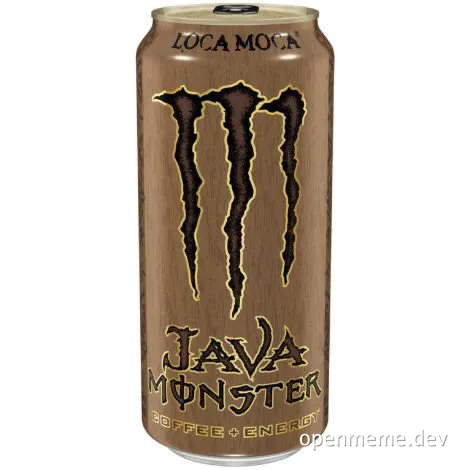Java Monster Loca Moca can