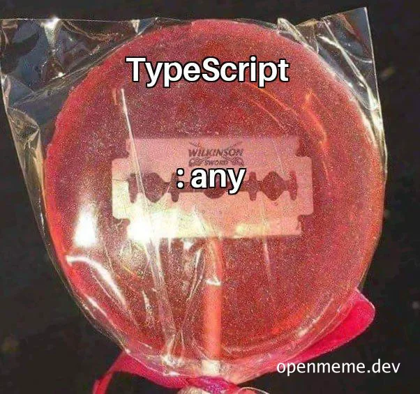 typescript any type lollipop