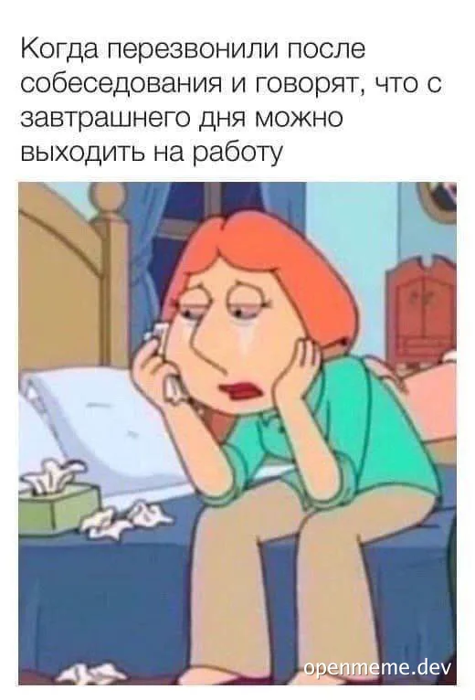 Cartoon woman crying on phone