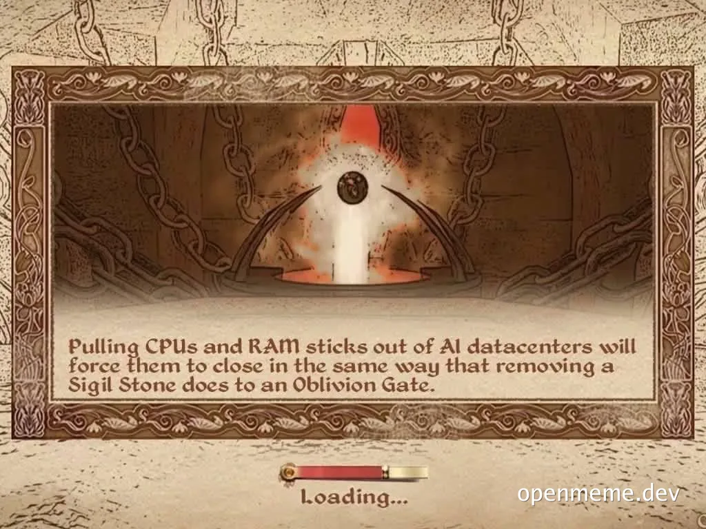 ai datacenter shutdown meme