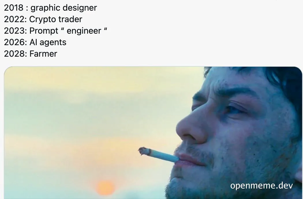 Man smoking a cigarette with a contemplative expression, symbolizing career changes