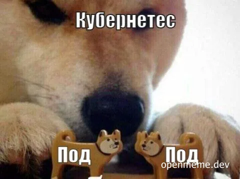 kubernetes dog meme