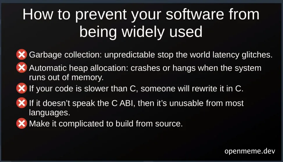 How to prevent your software from being widely used
