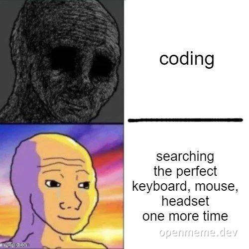 reluctant coder searches for perfect peripherals