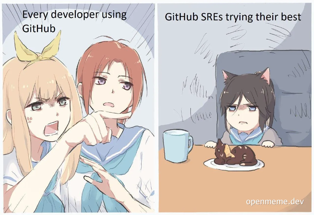 GitHub developer meme
