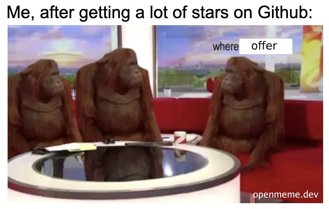 Three monkeys sitting on a couch looking confused