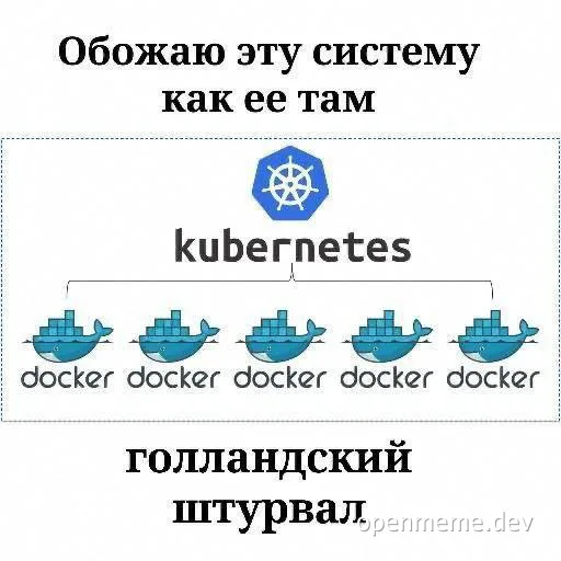kubernetes docker meme