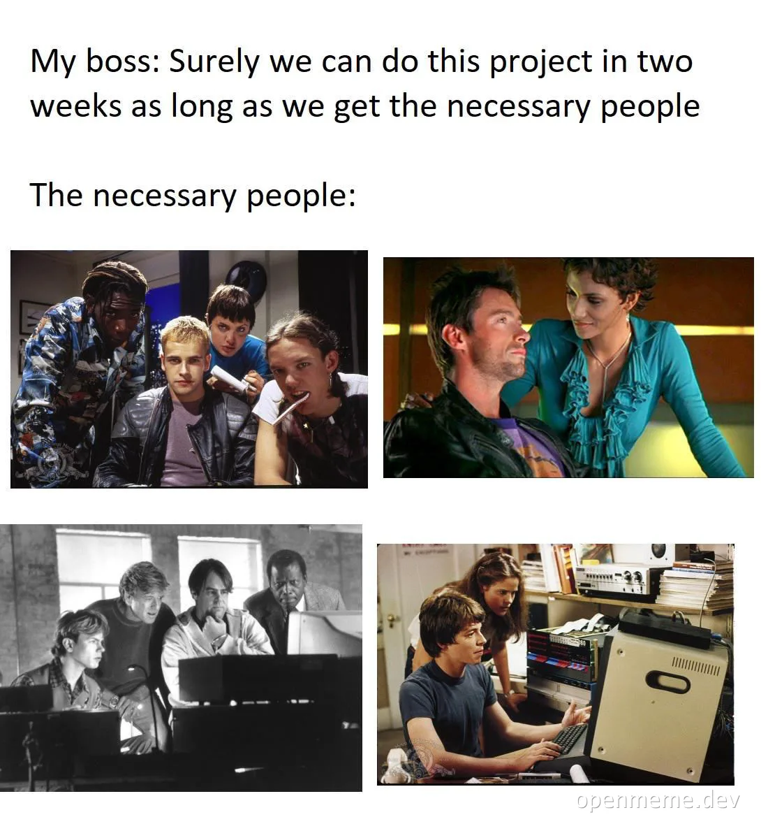 funny office meme about project deadlines