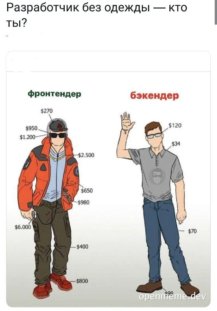 frontend vs backend developer