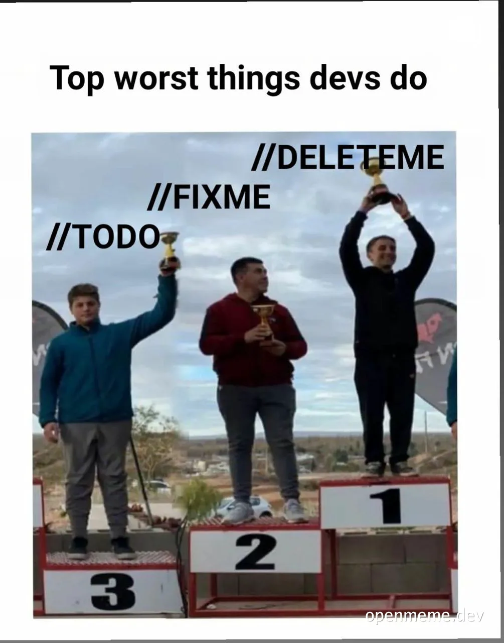 developers celebrating leaving comments in code