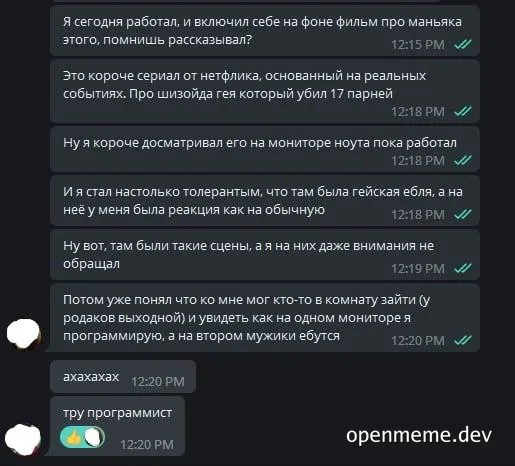 programmer watching gay porn at work