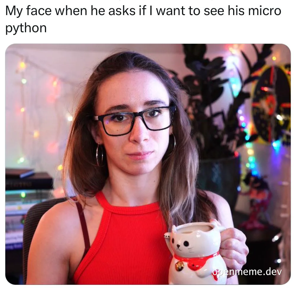 disapproving face with cat mug