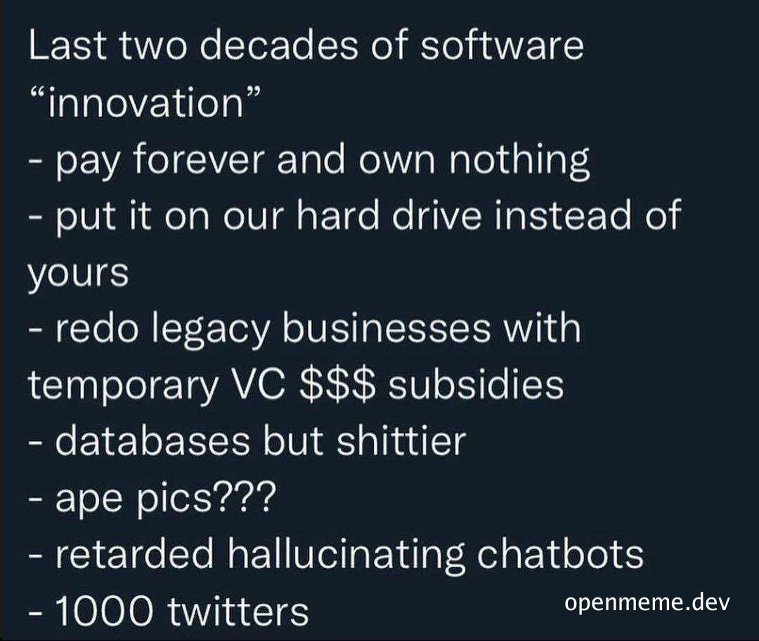 software innovation irony