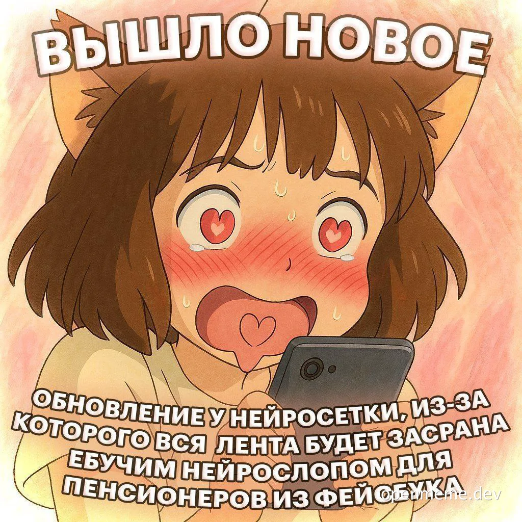 cartoon girl with brown hair and heart eyes looking at phone