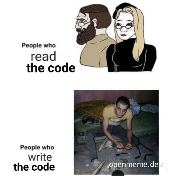 People who read the code vs people who write the code