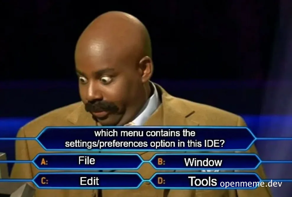 who knows where settings are